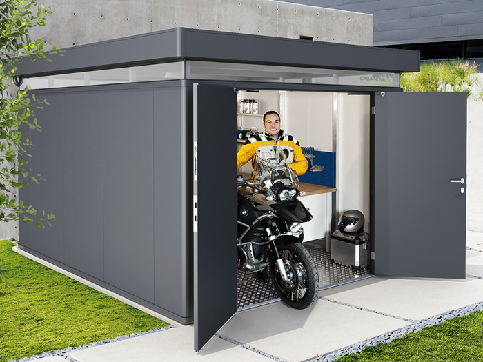 Biohort CasaNovaSet 3x5 mit Doppeltür Gartenhäuser MESEM.de