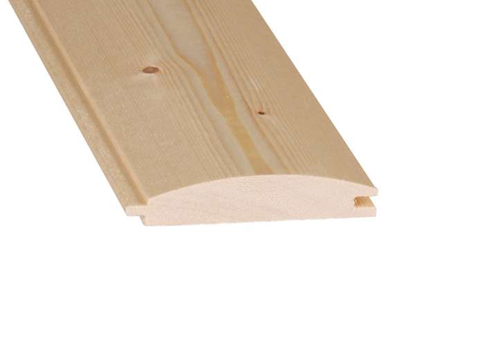 BlockhausProfilbretter 19x96mm aus nordischer Fichte Holz MESEM.de