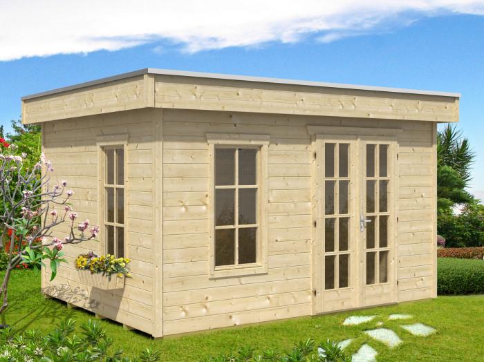 Skanholz Flachdachhaus Breda | Gartenhäuser | MESEM.de