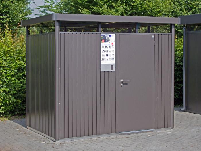 Biohort HighLine H2 dunkelgraumetallic Gartenhäuser MESEM.de