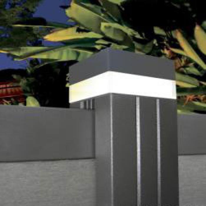 LEDSolar Modular Pfosten Beleuchtung Zaunbeschläge MESEM.de
