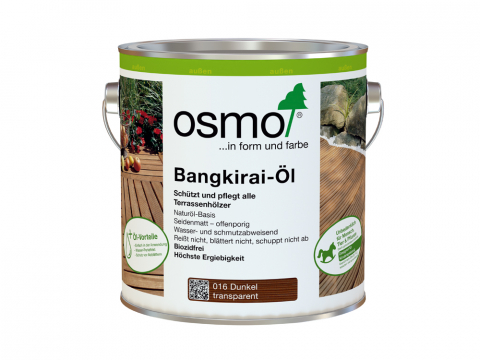 Osmo Bangkirai-Öl 016 Dunkel, 2,5l