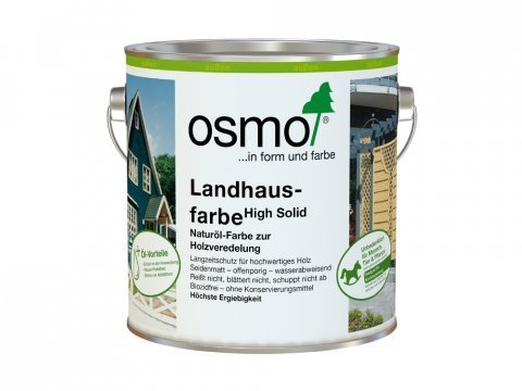 Osmo Landhausfarbe Schwarzgrau 2703, 2,5l