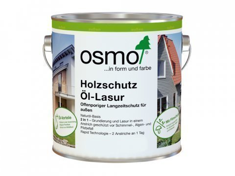 Osmo Holzschutz l-Lasur Quarzgrau 907, 2,5l