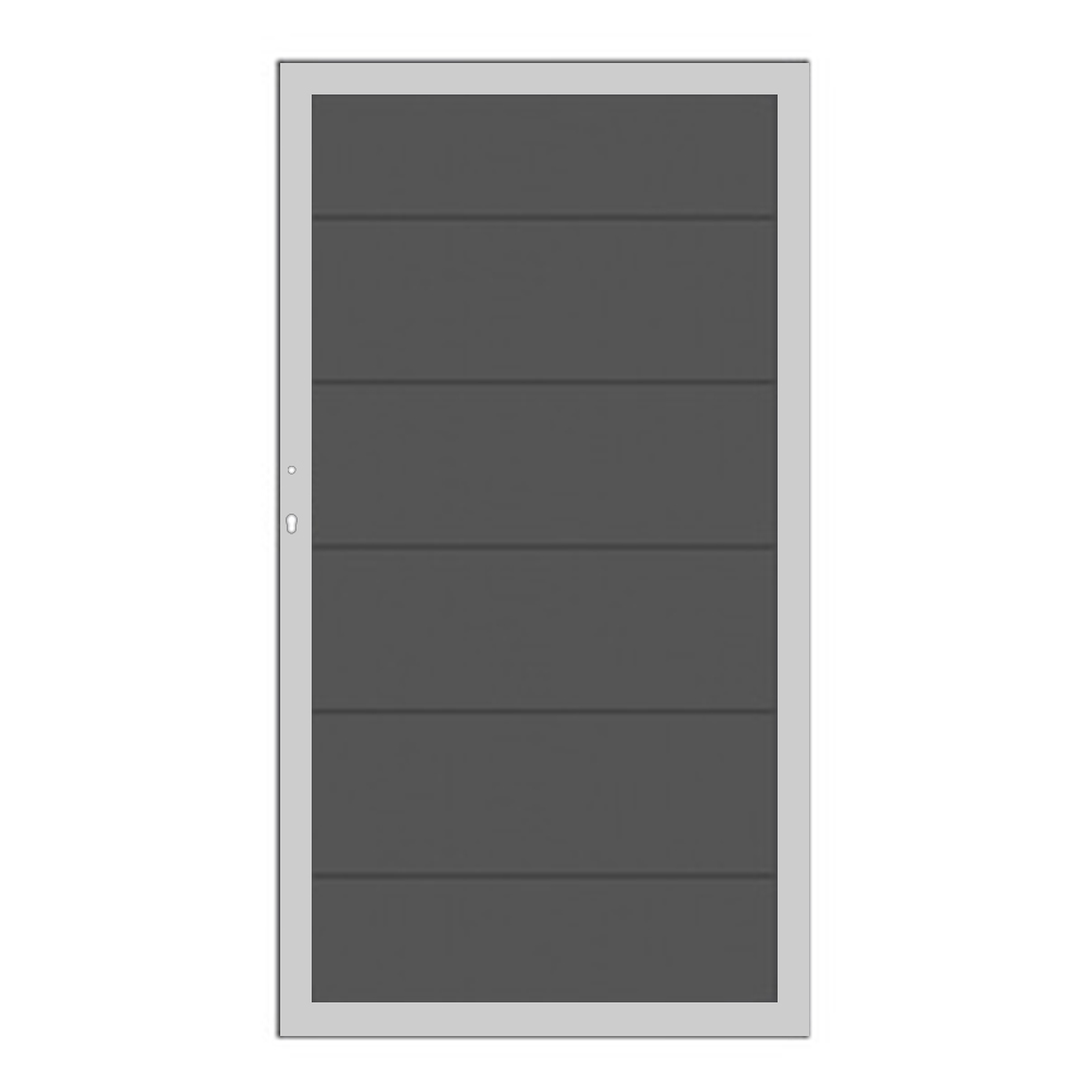 System Alu Plus XL Einzeltor Sonderfarbe-Sonderbreite 2557 Rahmen ...