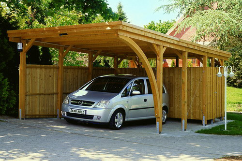 Skanholz Rundbogen Für Flach Und Walmdach Carports