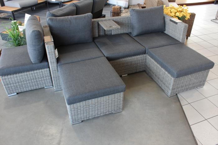 Zebra Jack Lounge Set Taupe
