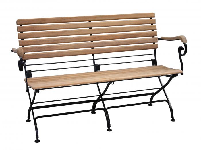 Gartenbank Holz Metall sdatec.com