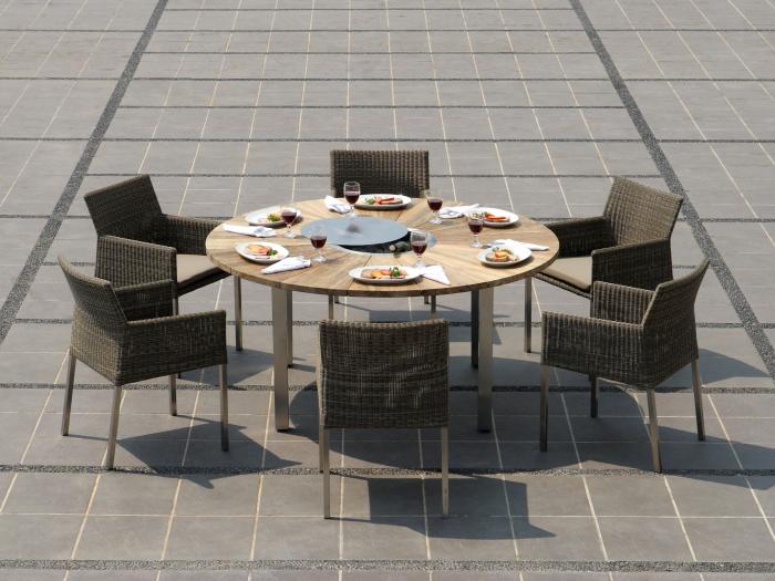 Schlafzimmer: Rustikale Gartenmobel Naturholz