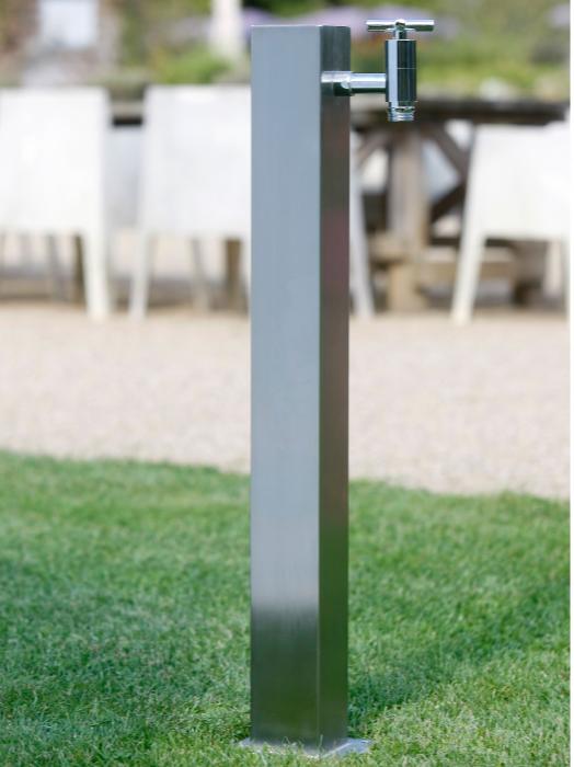 Ideal Wasserzapfstelle Eckig 80x80mm Inklusive Montagematerial