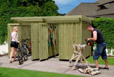 Gartenschuppen Typ 4 (Abholartikel) | Gartenschränke | MESEM.de