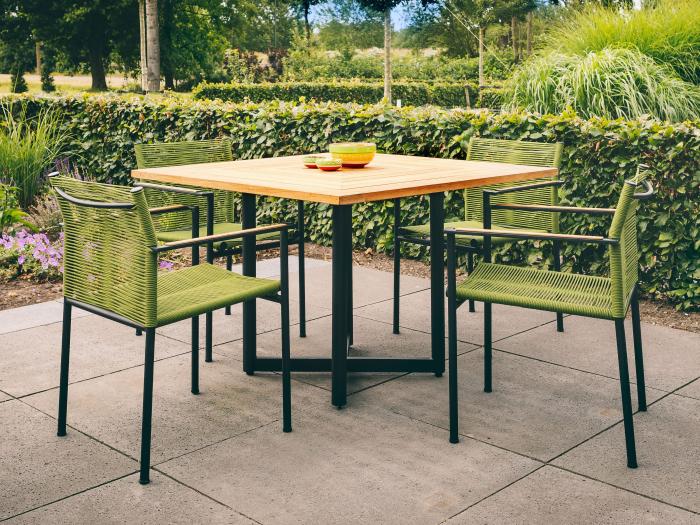 Apple Bee Jakarta DiningSet olive Gartenmöbel MESEM.de