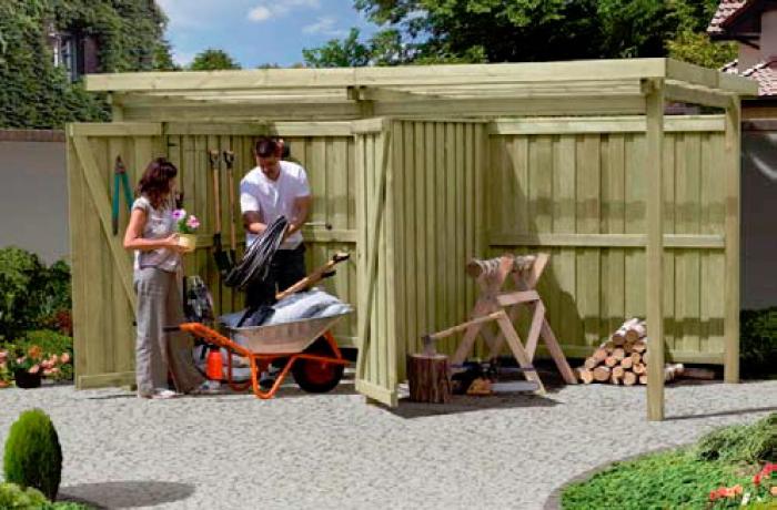 Gartenschuppen Typ 2 (Abholartikel) | Gartenschränke | MESEM.de