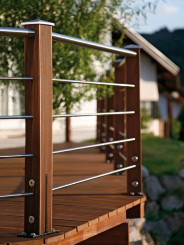 Mittelpfosten Tubo inox 93cm