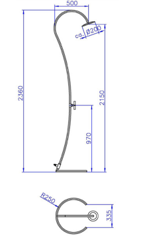 Ideal Gartendusche Cobra