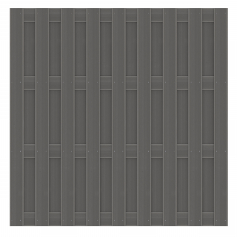 Sichtschutz Jumbo WPC anthrazit - 179x179cm 2086