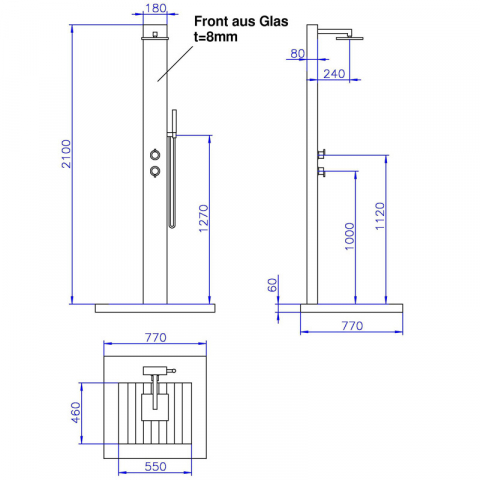 Ideal Gartendusche Kuba