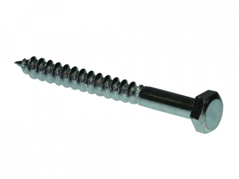 Sechskantholzschrauben 200er Set verzinkt 6x60mm