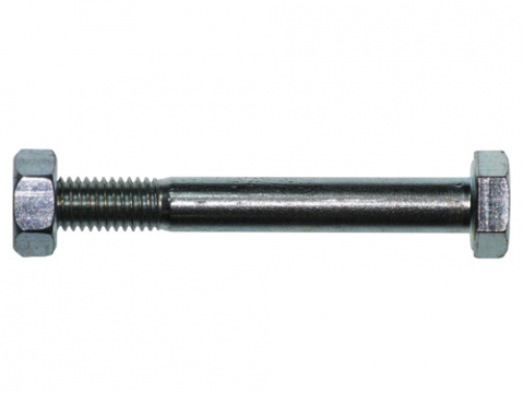 Maschinenschrauben 50er Set mit Muttern - verzinkt 10x80mm