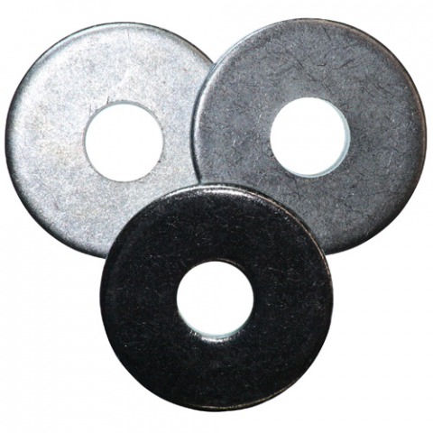 Bauscheiben 100er Set verzinkt 13,5x44x4mm