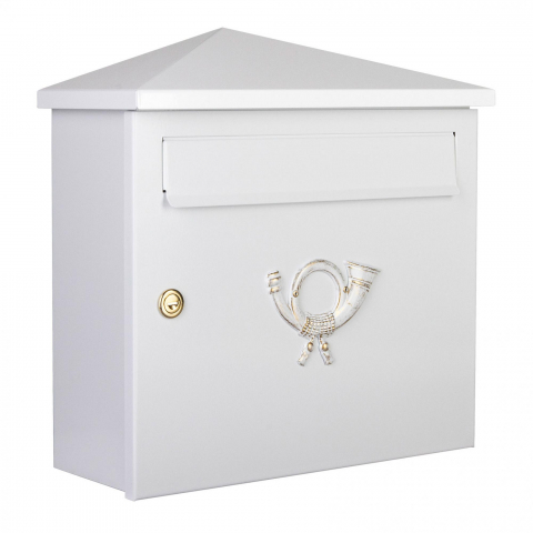 Heibi Briefkasten Pina weiß 64283-034