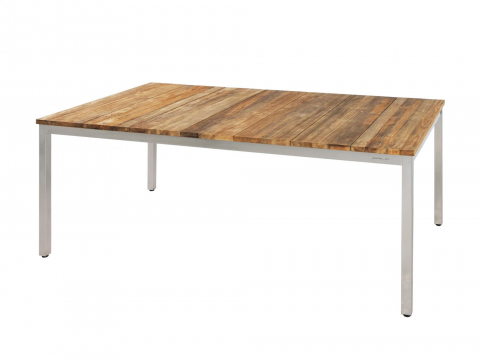 Zebra Naxos Tisch 180x100cm aus recyceltem Teakholz