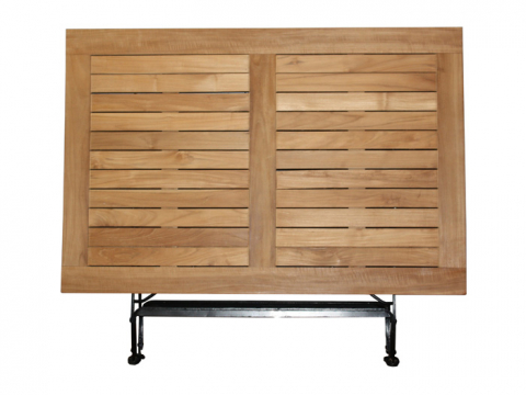 Zebra Florence Klapptisch 120x80cm aus Teak