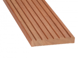 Muster Terrassendiele Bangkirai 25x145mm grob - frein gerillt