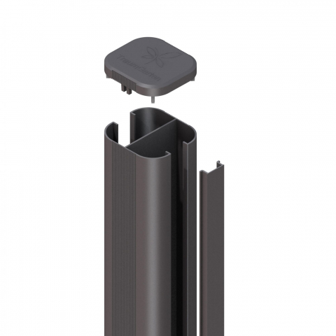 System Pfosten anthrazit ca. 240cm zum Erdverbau 2145