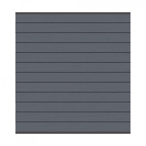 System WPC Zaunfeld-Set anthrazit 2143 - 178x184cm