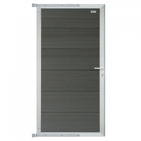 Elephant Forte Zauntor anthrazit-alu WPC 90x180cm