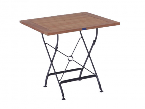 Zebra Florence Klapptisch quadratisch 80x80cm Teak