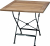 Zebra Florence Klapptisch quadratisch 80x80cm Teak
