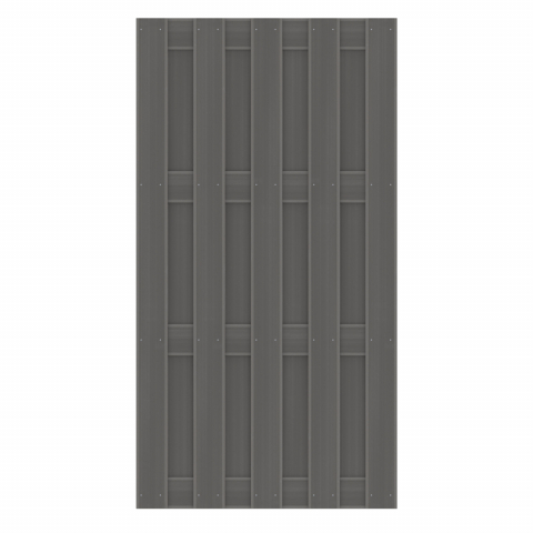 Sichtschutz Jumbo WPC anthrazit - 95x179cm