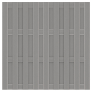 Sichtschutz Jumbo WPC grau<br>179x179cm 2210