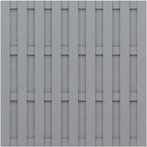 Sichtschutz Jumbo WPC grau 179x179cm