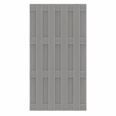 Sichtschutz Jumbo WPC grau - 95x179cm