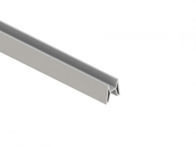 System WPC Dekorprofil-Adapter 178cm, silber 2323