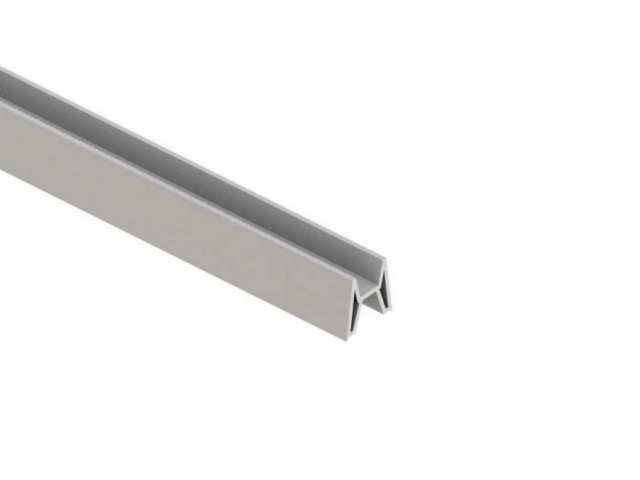 System WPC Dekorprofil-Adapter 178cm, silber 2323