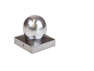 Pfostenkappe<br>Kugelform Simon<br>Aluminium<br>90x90mm