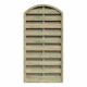 Dichtzaun 90x180-160 kdi mit Leimholzbogen