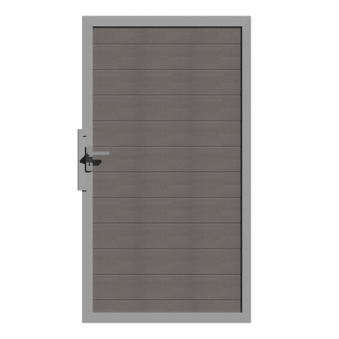 GrojaSombra WPC Zauntor grau 100x180