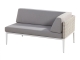 4Seasons Riviera 2-Sitzer Eckmodul links, ca. 145cm inkl. Polster