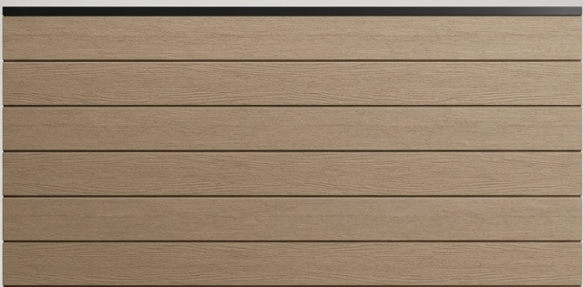 GrojaTocar Steckzaun-Set 180x90cm Resysta inkl. Abschlussleiste DB703