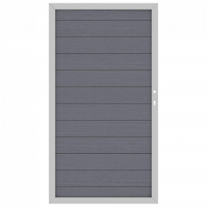 System WPC Tor anthrazit 2281, DIN rechts<br>98x180cm