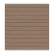 System WPC Zaunfeld-Set mandel, Silberleiste 2232 - 178x184cm