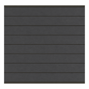 Elephant Steckzaun Modular EVO 180 WPC steingrau, Leiste Anthrazit 180x174cm