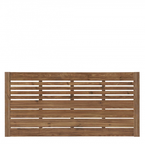 Zaun Sina 51156 Kiefer kdi braun mit Gitter 180x90cm