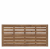 Zaun Sina 51156 Kiefer kdi braun mit Gitter 180x90cm