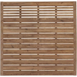 Zaun Sina 180x180cm mit Gitter Kiefer kdi braun 51151